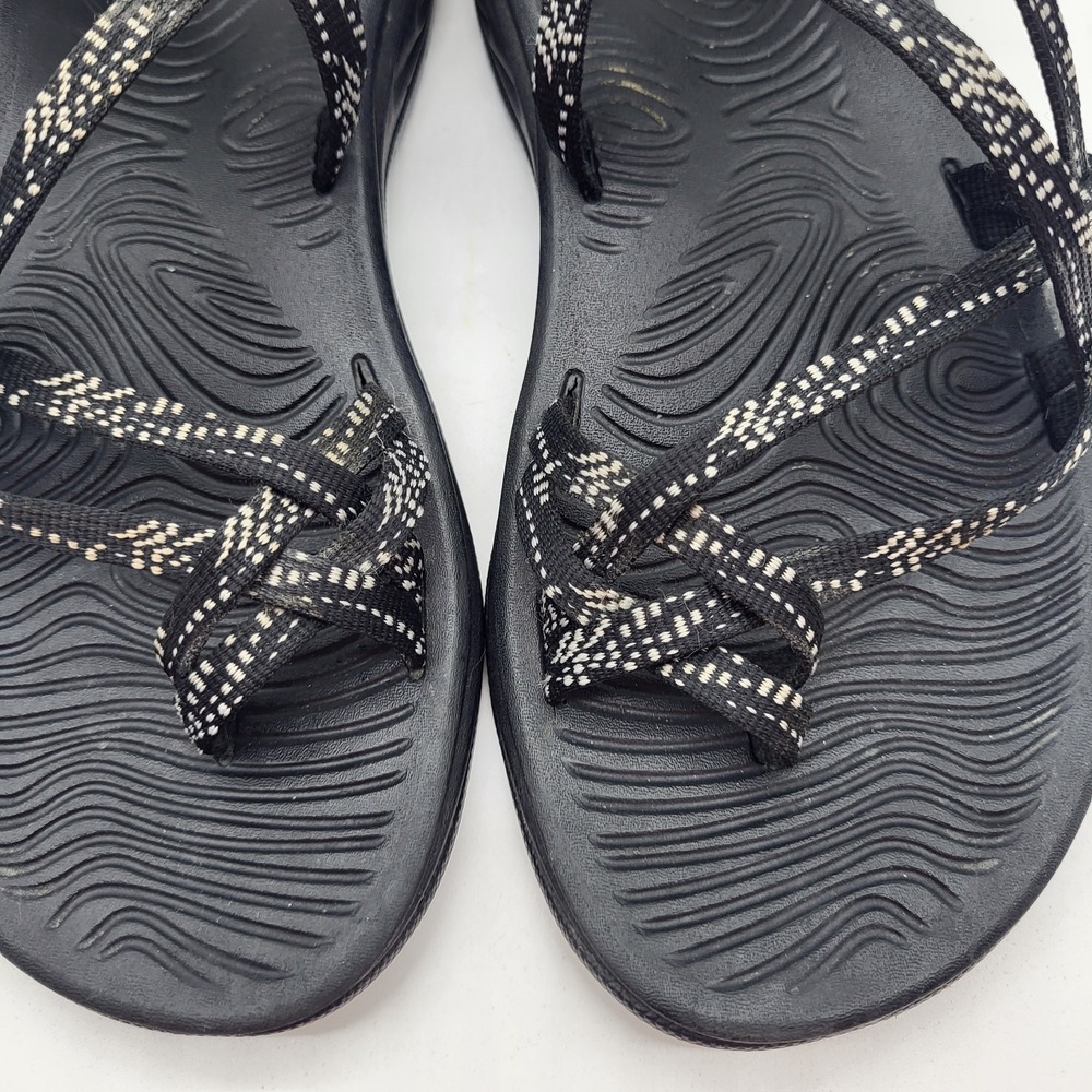 Chaco Z Cloud X/2 Outdoor Hiking Water Sandals White & Black Size 9 - Picture 5 of 16